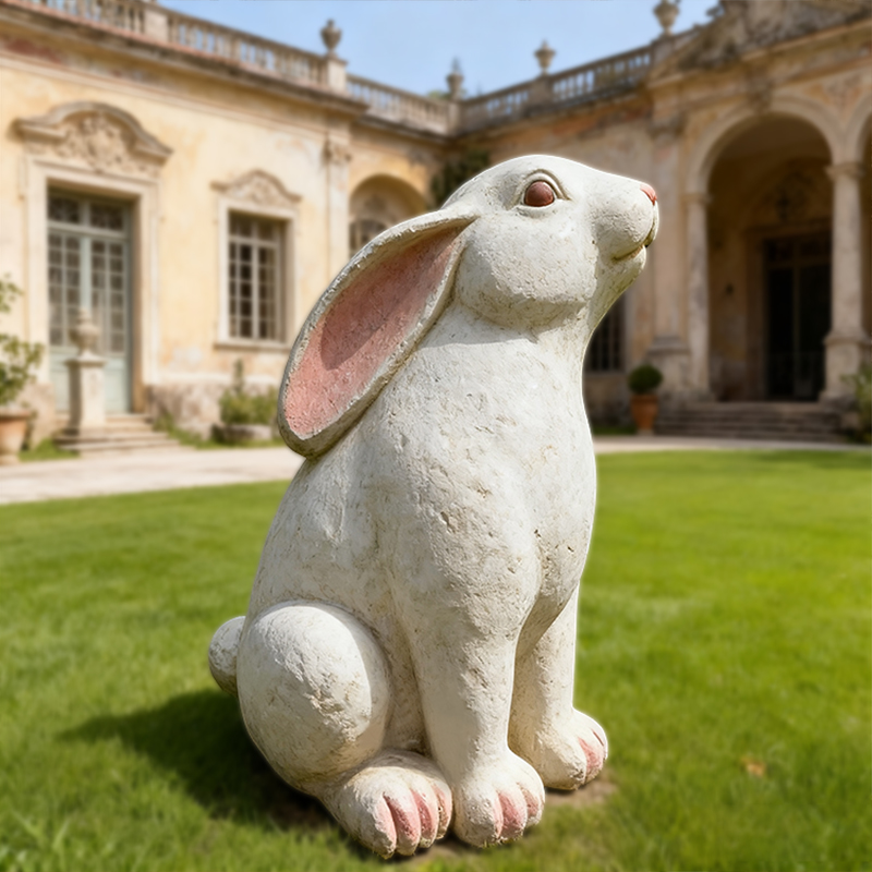 Marmorieläinkanin veistos